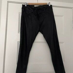All Saints Mauritius Leather Trousers